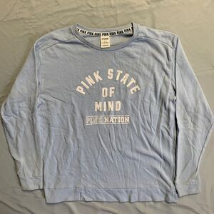 Pink Victoria's Secret Pink State of Mind. Pink Nation Pullover Sweater Size M